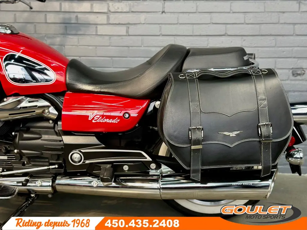 découvrez la moto guzzi eldorado, une fusion parfaite entre élégance et performance. appréciez son design classique, ses finitions raffinées et son confort de conduite inégalé. plongez dans l'univers des motos de prestige avec l'eldorado, une machine qui allie style intemporel et innovation technologique.